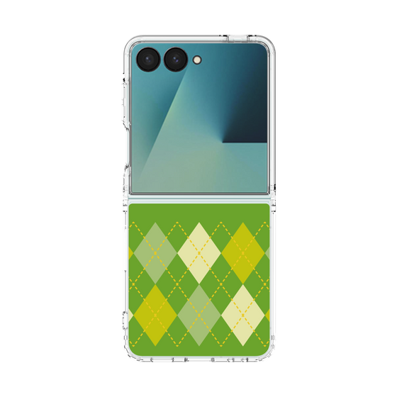 クリアケース［ Nordic Argyle - Green ］