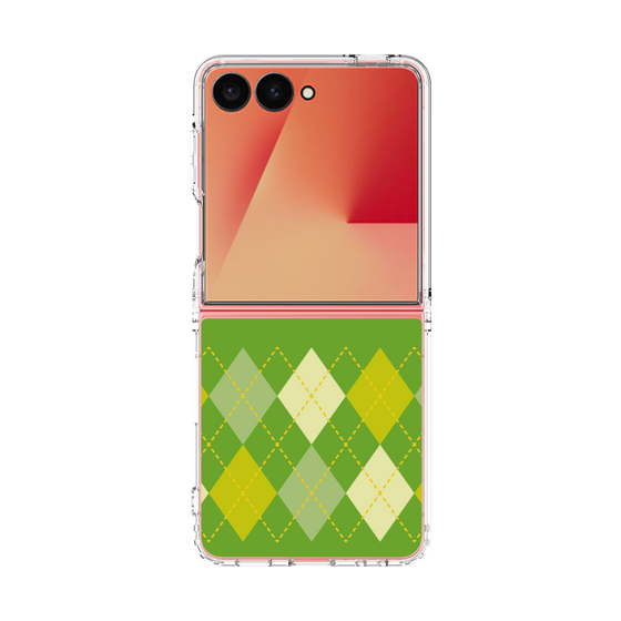 クリアケース［ Nordic Argyle - Green ］