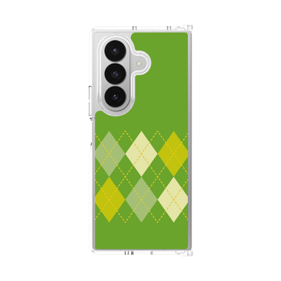 クリアケース［ Nordic Argyle - Green ］