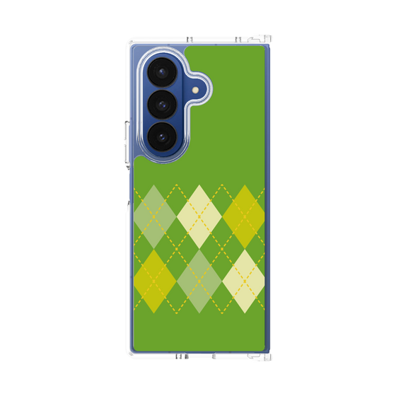クリアケース［ Nordic Argyle - Green ］