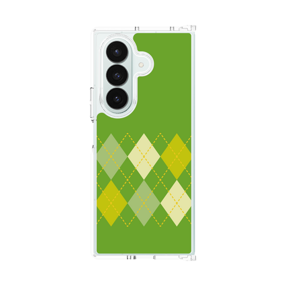 クリアケース［ Nordic Argyle - Green ］