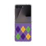 クリアケース［ Nordic Argyle - Purple ］