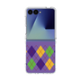 クリアケース［ Nordic Argyle - Purple ］