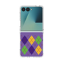 クリアケース［ Nordic Argyle - Purple ］