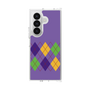 クリアケース［ Nordic Argyle - Purple ］