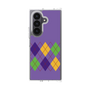 クリアケース［ Nordic Argyle - Purple ］