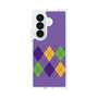 クリアケース［ Nordic Argyle - Purple ］