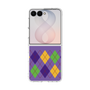 クリアケース［ Nordic Argyle - Purple ］