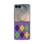 クリアケース［ Nordic Argyle - Purple ］