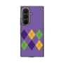クリアケース［ Nordic Argyle - Purple ］