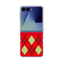 クリアケース［ Nordic Argyle - Red ］