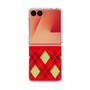 クリアケース［ Nordic Argyle - Red ］