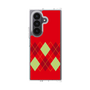 クリアケース［ Nordic Argyle - Red ］