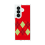 クリアケース［ Nordic Argyle - Red ］