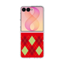 クリアケース［ Nordic Argyle - Red ］