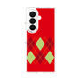 クリアケース［ Nordic Argyle - Red ］