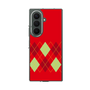 クリアケース［ Nordic Argyle - Red ］