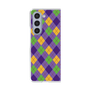 クリアケース［ Argyle - Purple ］