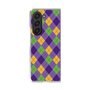 クリアケース［ Argyle - Purple ］