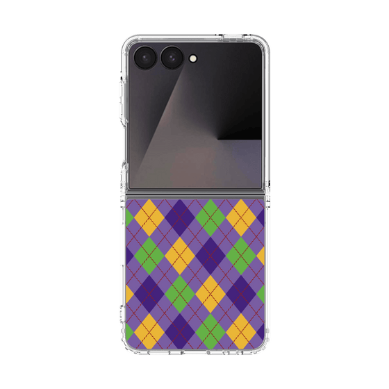 クリアケース［ Argyle - Purple ］