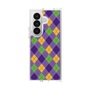 クリアケース［ Argyle - Purple ］