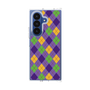 クリアケース［ Argyle - Purple ］