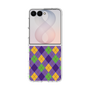 クリアケース［ Argyle - Purple ］