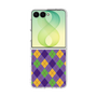 クリアケース［ Argyle - Purple ］