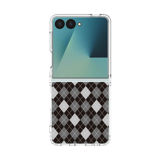 クリアケース［ Argyle - Black ］