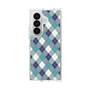 クリアケース［ Argyle - Blue ］