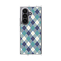 クリアケース［ Argyle - Blue ］