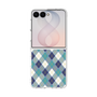 クリアケース［ Argyle - Blue ］