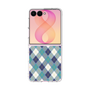 クリアケース［ Argyle - Blue ］