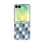 クリアケース［ Argyle - Blue ］