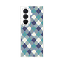 クリアケース［ Argyle - Blue ］