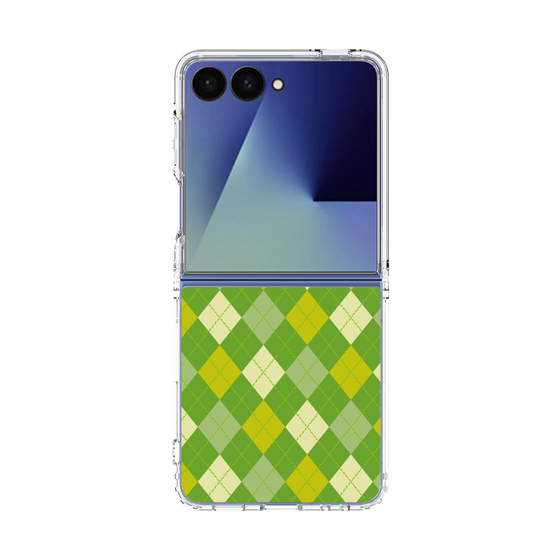 クリアケース［ Argyle - Green ］