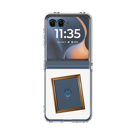 クリアケース［ Photo Frame - White ］