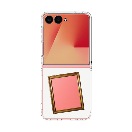 クリアケース［ Photo Frame - White ］