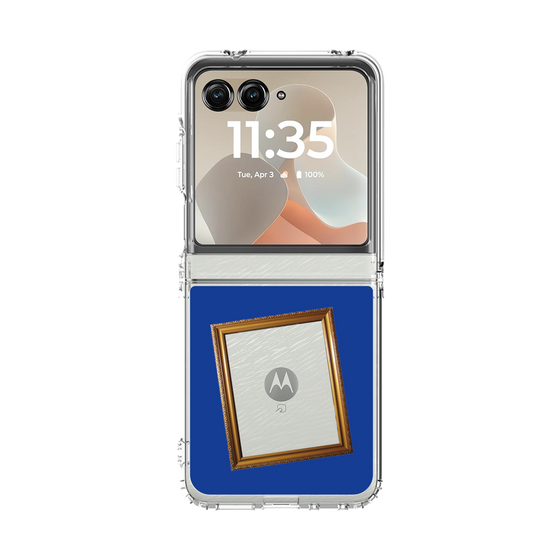 クリアケース［ Photo Frame - Blue ］