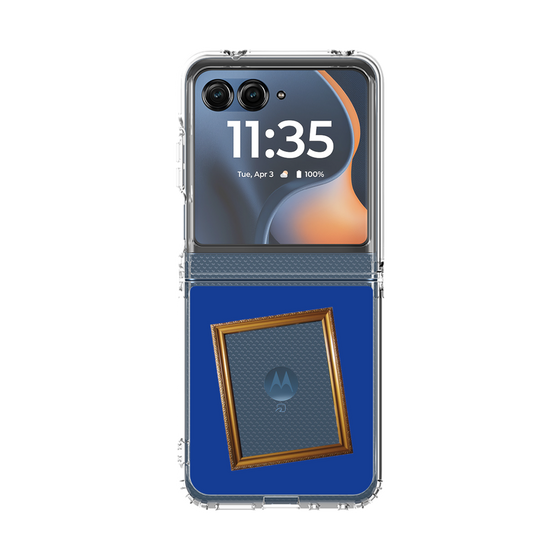 クリアケース［ Photo Frame - Blue ］