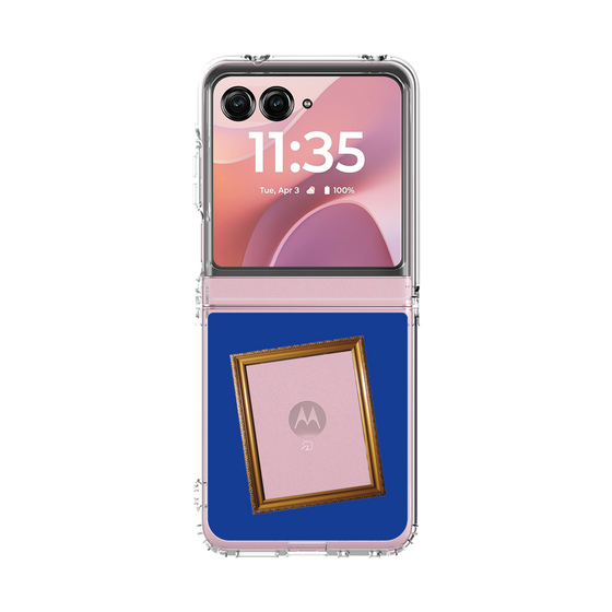 クリアケース［ Photo Frame - Blue ］