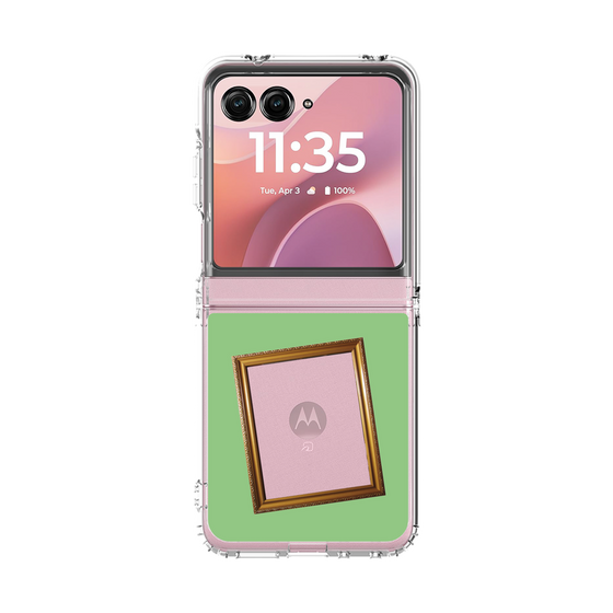 クリアケース［ Photo Frame - Light Green ］