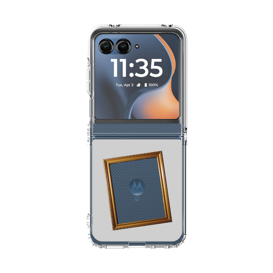 クリアケース［ Photo Frame - Light Gray ］