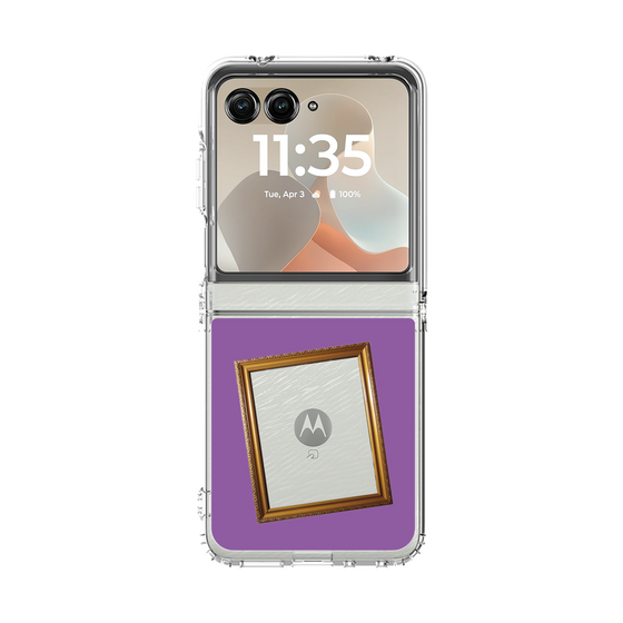 クリアケース［ Photo Frame - Purple ］