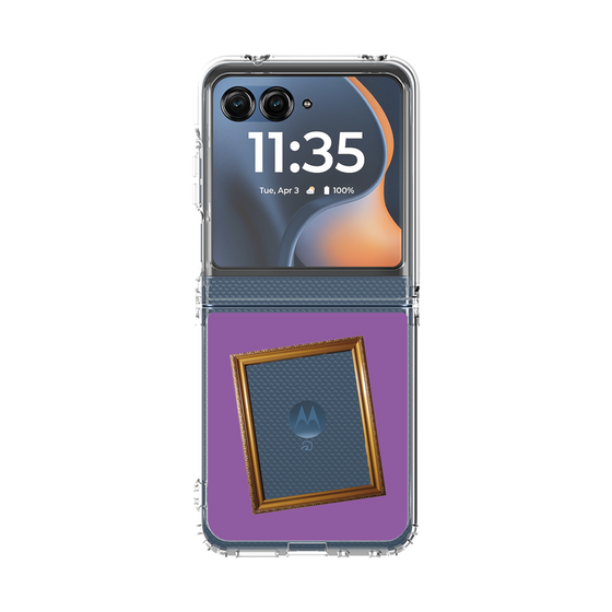 クリアケース［ Photo Frame - Purple ］