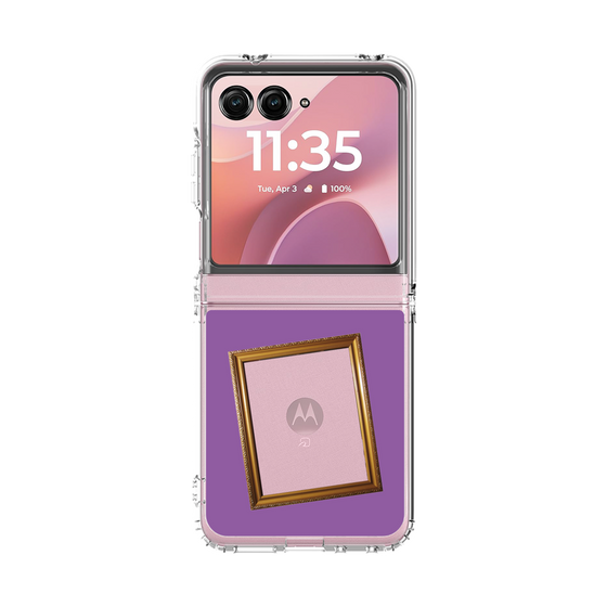 クリアケース［ Photo Frame - Purple ］