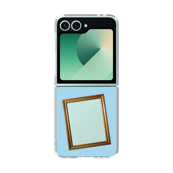 クリアケース［ Photo Frame - Light Blue ］