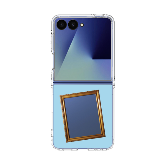クリアケース［ Photo Frame - Light Blue ］