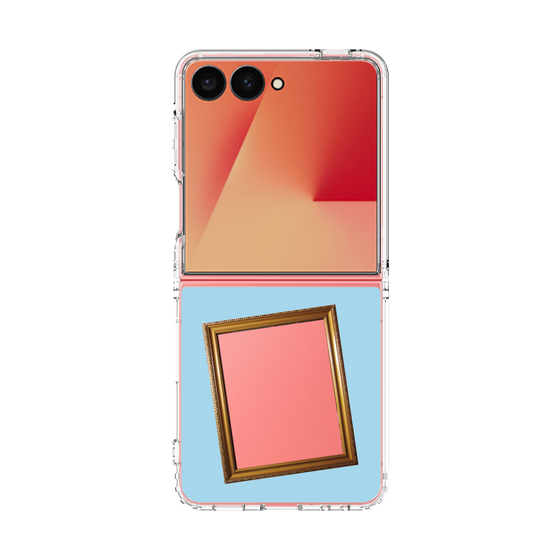 クリアケース［ Photo Frame - Light Blue ］