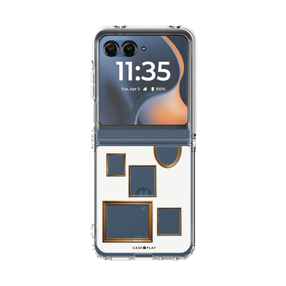 クリアケース［ Photo Frames - White ］